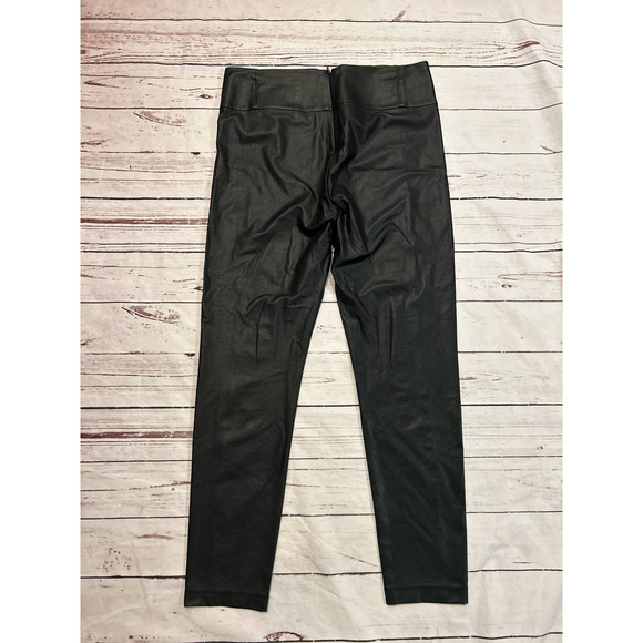 BCBGMaxazria Revolve Faux Leather Legging Black Size Large 34 inch Streetwear - Picture 6 of 6